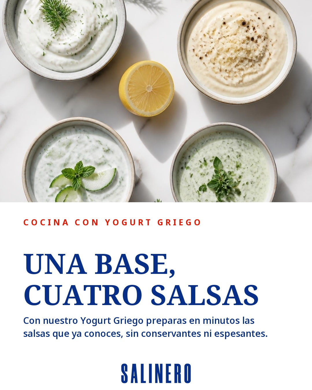 Cocina con Yogurt Griego