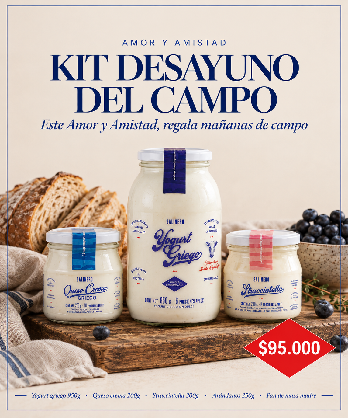 Kit Desayuno del Campo · Amor y Amistad